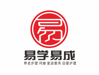 張偉的易學易成logo設計