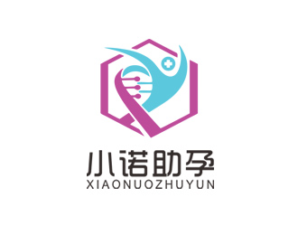 郭慶忠的小諾助孕中文字體設(shè)計logo設(shè)計