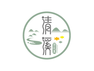 張俊的清溪?百花里logo設(shè)計(jì)