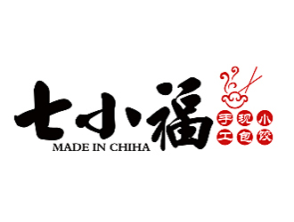 李杰的七小福水餃店品牌logologo設(shè)計(jì)