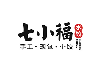 吳曉偉的七小福水餃店品牌logologo設(shè)計(jì)