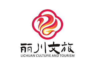 勞志飛的麗川文旅logo設(shè)計