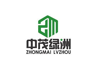 秦曉東的中茂綠洲logo設計