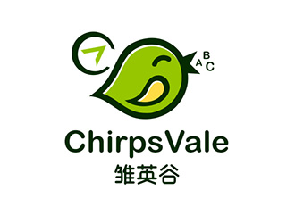 吳曉偉的雛英谷/ChirpsVale英語教育logo設(shè)計logo設(shè)計