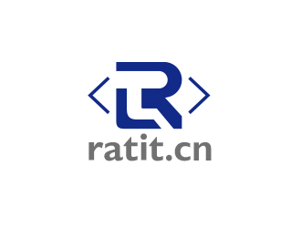 黃安悅的ratIT黑白圖標logo設計