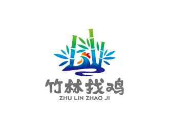 周金進(jìn)的竹林找雞農(nóng)業(yè)標(biāo)志設(shè)計(jì)logo設(shè)計(jì)