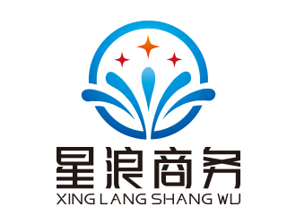 向正軍的廣西星浪商務(wù)服務(wù)有限公司logo設(shè)計(jì)