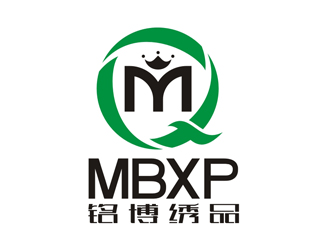 MBXP銘博繡品logo設(shè)計