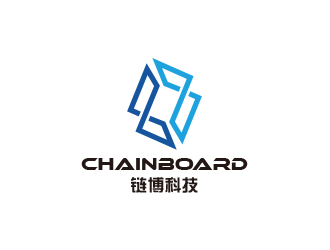 高明奇的鏈博科技公司logologo設計