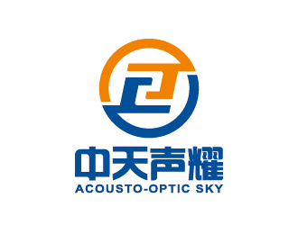 王濤的中天聲耀（英文名：Acousto-Optic Sky）logo設(shè)計(jì)