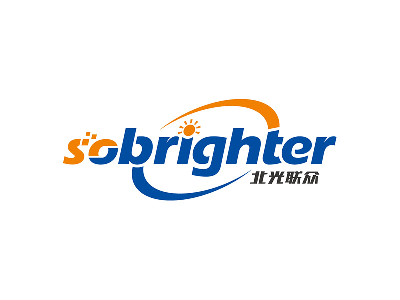 logo內(nèi)容：sobrighter      公司名稱：北京北光聯(lián)眾儀器科技有限公司logo設(shè)計(jì)