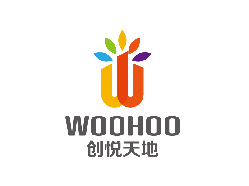 張俊的中文名：創(chuàng)悅天地    ；  英文名：WOOHOOlogo設計