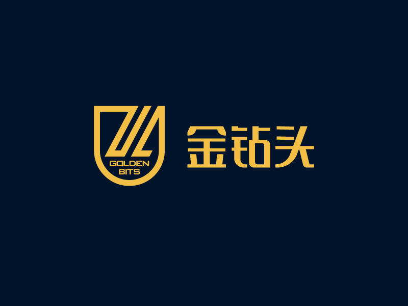 唐國強的金鉆頭logo設(shè)計