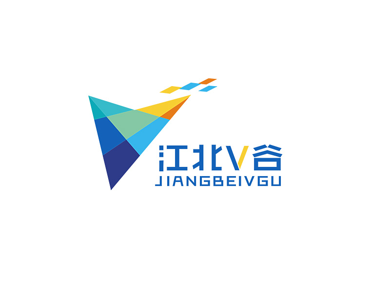 李杰的江北V谷logo設(shè)計(jì)