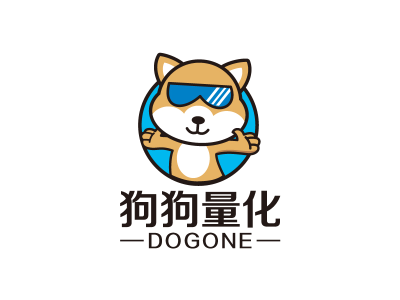 葉美寶的狗狗量化DOGONElogo設計