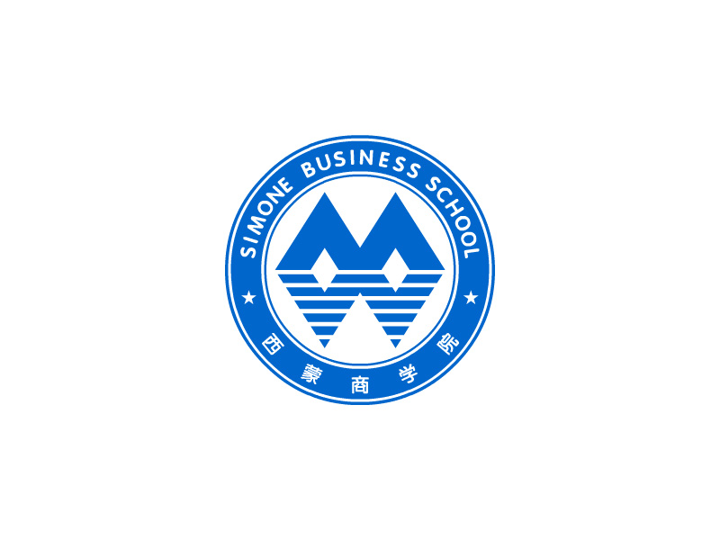 張發(fā)國的西蒙商學院 Simone Business Schoollogo設(shè)計