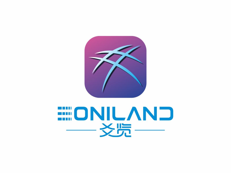 陳國偉的爻覽    EONILANDlogo設計