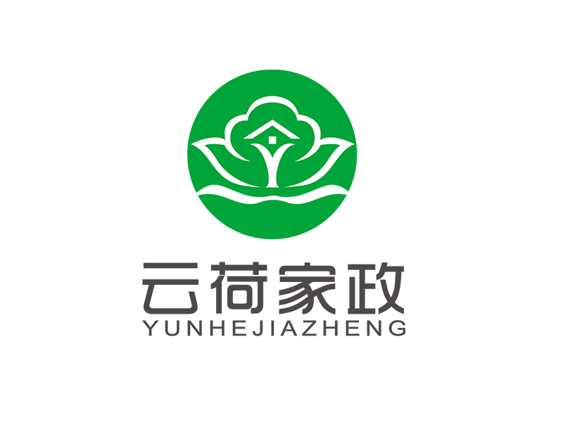 李杰的上海云荷家政服務(wù)有限公司logo設(shè)計