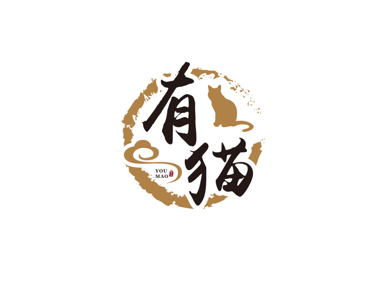 朱紅娟的有貓logo設(shè)計(jì)