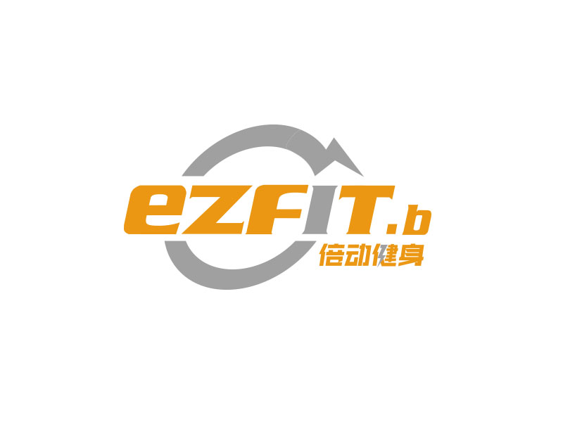 朱紅娟的EZFIT.b 倍動健身logo設計