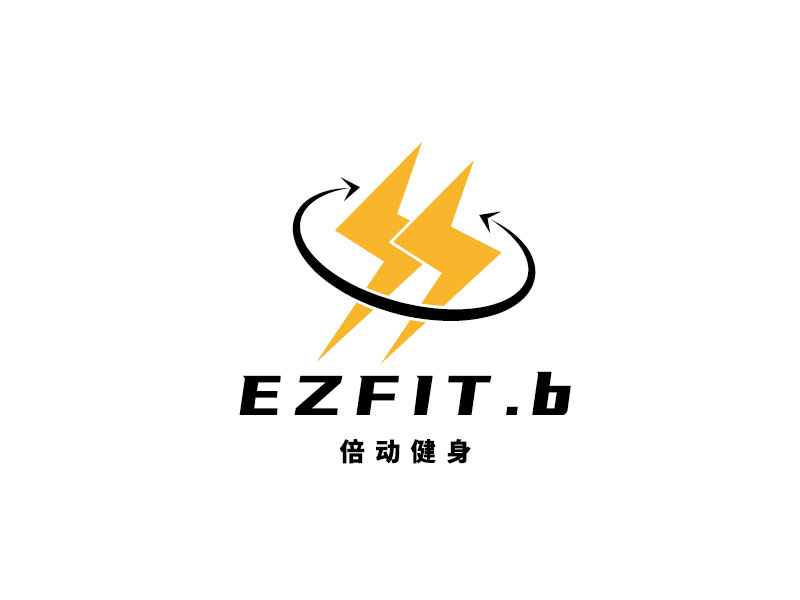 李寧的EZFIT.b 倍動健身logo設計