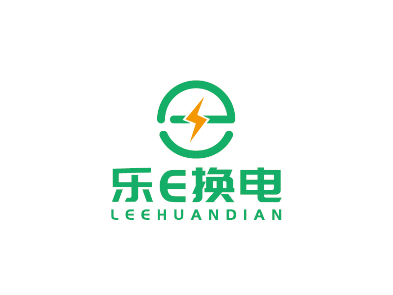 李寧的樂E換電logo設計