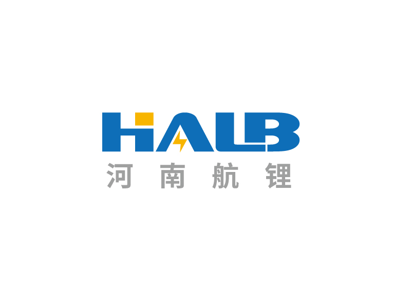 張俊的logo名稱：halb，公司名稱：河南航鋰新能源科技有限公司logo設(shè)計