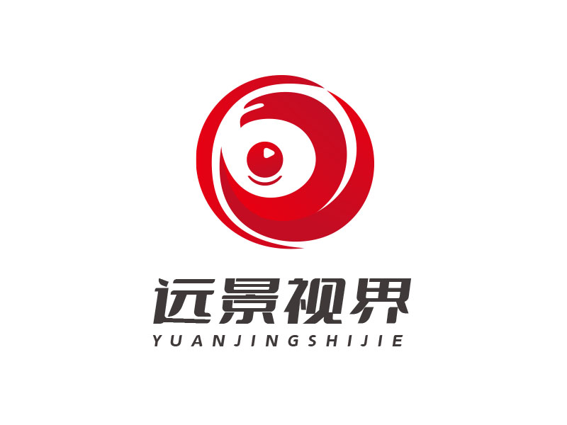 朱紅娟的北京遠景視界文化傳媒有限公司logo設計