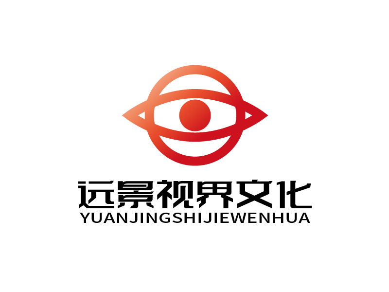 張俊的北京遠景視界文化傳媒有限公司logo設計