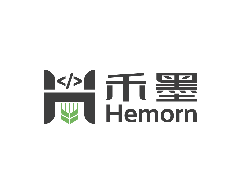 張俊的禾墨 (Hemorn)logo設(shè)計