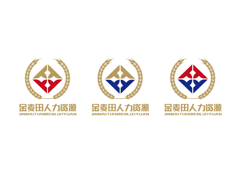 李寧的合肥金麥田人力資源服務(wù)有限公司logo設(shè)計(jì)