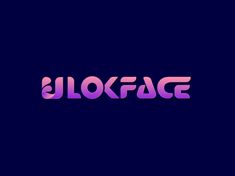 李杰的ULOKFACE·洗臉logo設(shè)計(jì)