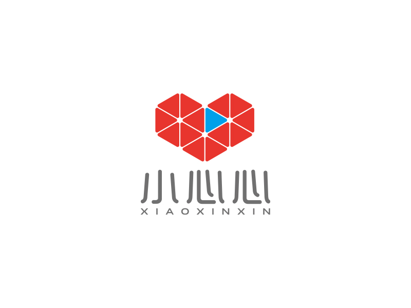 林萬里的小心心 APP圖標(biāo)logo設(shè)計