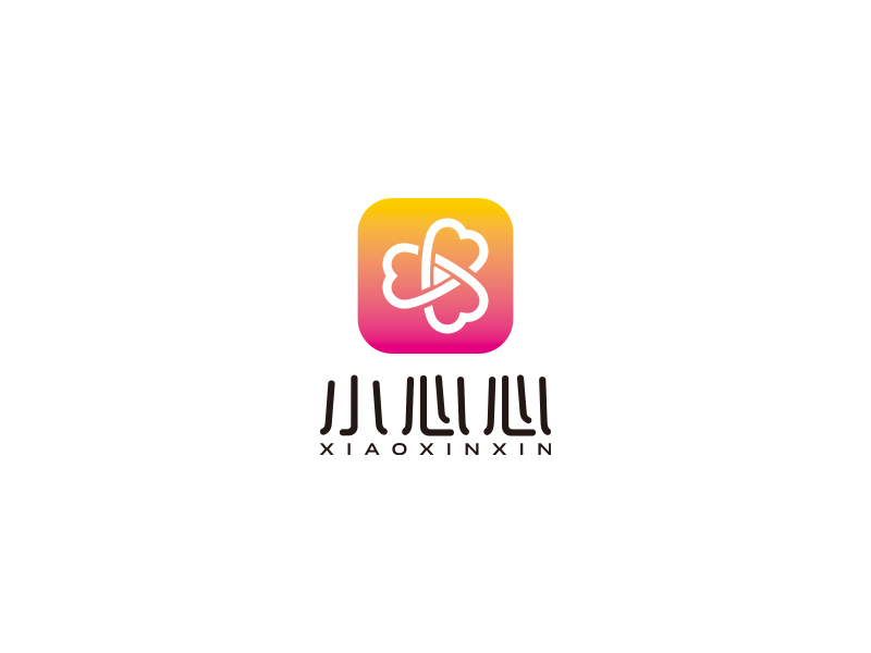 林萬里的小心心 APP圖標logo設計