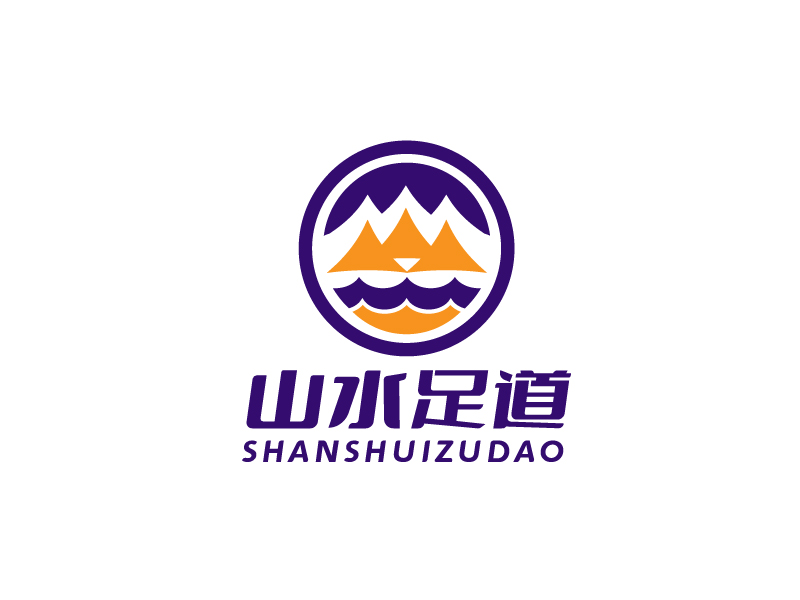 李寧的山水足道logo設計