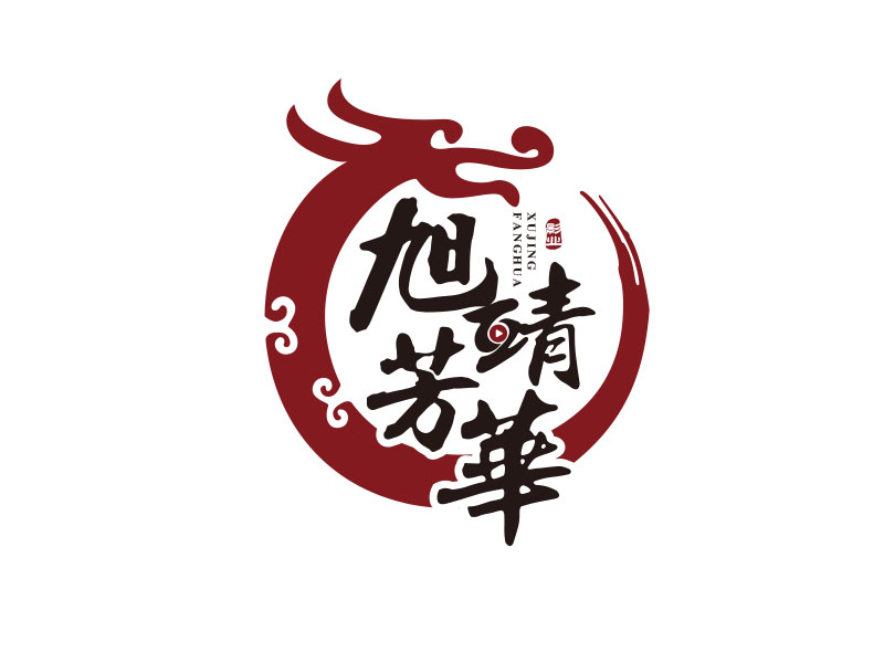 朱紅娟的旭靖芳華影業(yè)logo設(shè)計