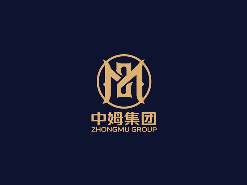 楊忠的中姆集團logo設(shè)計