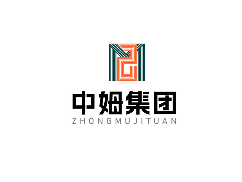 向紅的中姆集團(tuán)logo設(shè)計(jì)